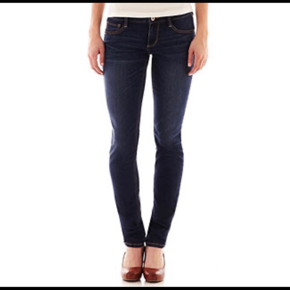 Arizona Super Skinny Jeans - Dark Wash - Average - Picture 1 of 8